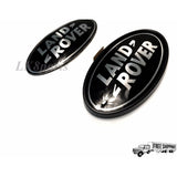 LAND ROVER FRONT GRILLE AND REAR TAILGATE BADGE SET GENUINE