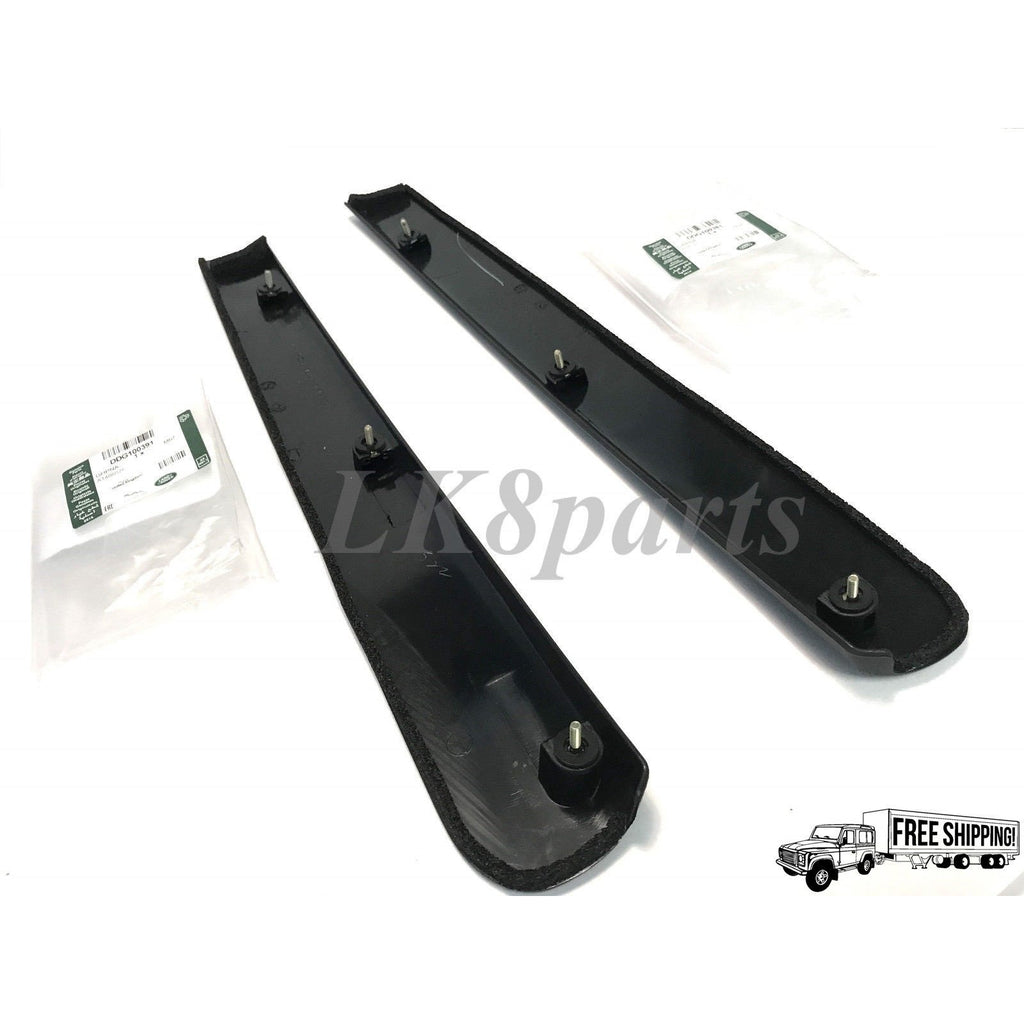 REAR DOOR SIDE TRIM FINISHER LH + RH SET GENUINE