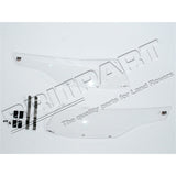FRONT CLEAR ACRYLIC HEADLAMP GUARDS