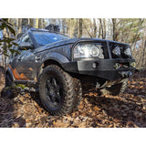 Proud Rhino Steel Winch Bumper for Land Rover LR4 – USA-made bumper with winch mount and Baja fog light tabs, fits 2010–2016 LR4