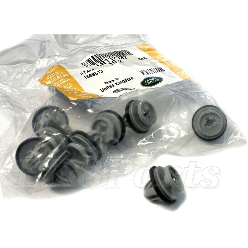 Land Rover Door Trim Molding Clip Set x10 Genuine LR112137 New Lucky8