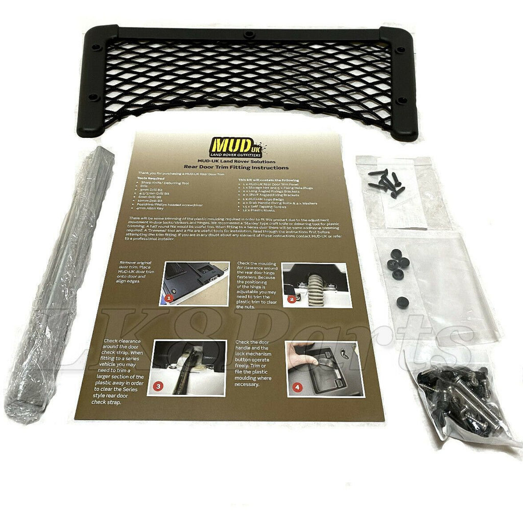 MUD UK BLACK DEFENDER REAR DOOR TRIM – Lucky8 Off Road