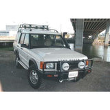 ARB 3432060 winch bumper for Land Rover Discovery II L318 1999–2002; recessed indicators, tow points; black finish