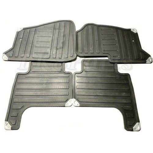 All Weather Rubber Floor Mats Set of 4 Genuine New