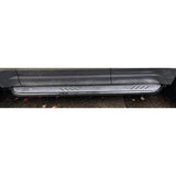 Proud Rhino Rock Sliders for Defender 110 – Frame-mounted 3/16 inch steel with EAS compressor protection and optional professional crating