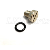 RADIATOR COOLANT UPPER TOP HOSE with HD Brass Plug