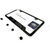 License Plate Frame Black with Logo and Union Jack Genuine