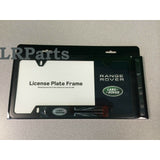 License Plate Frame Black with Logo and Union Jack Genuine
