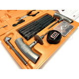 ARB Speedy Seal tire repair kit with plugs, tools, pressure gauge, and carry case for tubeless off-road tire repair