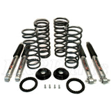 Terrafirma TF227 2" medium duty lift kit for Land Rover Discovery II (1999–2004) with springs, shocks, air-to-coil conversion