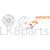 Wheel Lug Nuts Set of 20