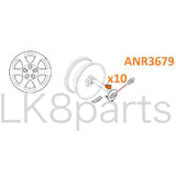 Wheel Lug Nut Set of 10