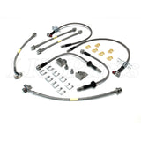 DA7561 Stainless Steel Braided Brake Hose Set – Fits LR3, LR4, Range Rover Sport