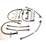DA7561 Stainless Steel Braided Brake Hose Set – Fits LR3, LR4, Range Rover Sport