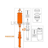Set of 2 RNB501580 Front Air Suspension Strut Shocks – Fits LR3