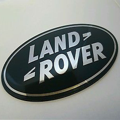 Front Grille Decal Silver on Green Emblem Badge Genuine