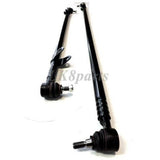 STEERING DRAG LINK & TRACK TIE ROD END BAR SET x2