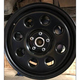 SET OF 5 18X8" STEEL WHEELS FOR LR4