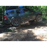 Proud Rhino Rock Sliders for Land Rover LR3 and LR4 – Frame-mounted 3/16 inch thick U.S. steel with EAS compressor protection and matte finish