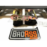 BA Tents Rear Tire Side Mounting Platform for Recovery Boards or Rototpax and Highlift Jack, Assembly Complete with Strap