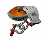 ARB RK12 Weekender Recovery Kit with 17,600 lb snatch strap, 4.75T bow shackles, leather gloves, and canvas storage bag