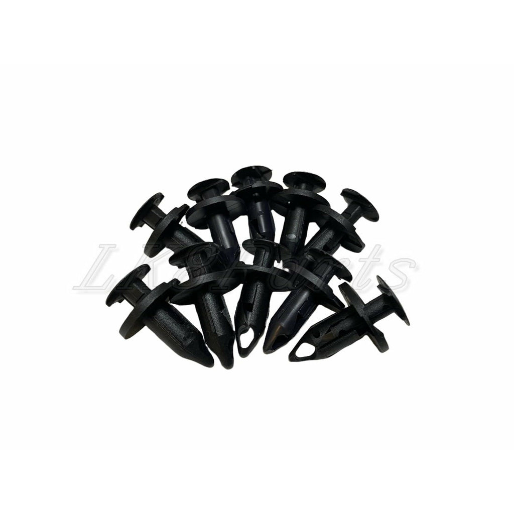 BLACK TRIM SILL RIVET FASTENER SET x10 Lucky8 Off Road