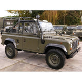 Metal raised air intake snorkel STC50265 for Land Rover Defender diesel TDI/TD5, RH wing, durable off-road fit.