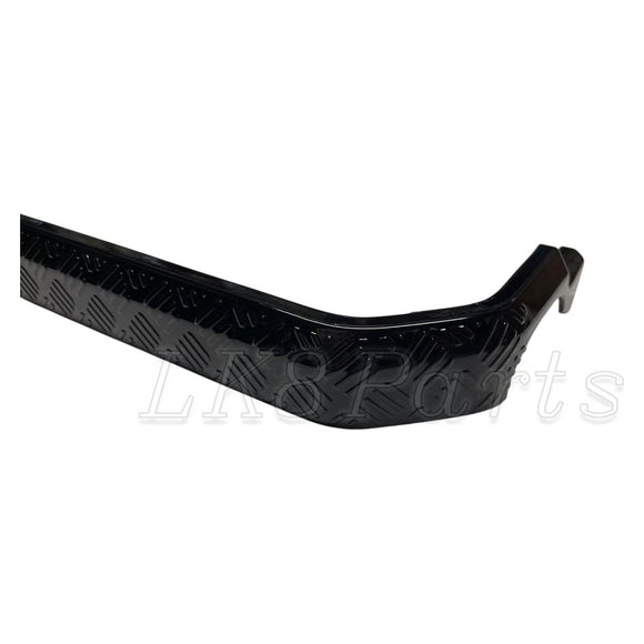 4x Chequer Plate Side Step Covers – Gloss Black 110 / 130