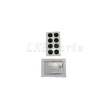 8x PDC Sensor Cover Stickers – Black (16mm)