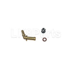 LR049990 brass thermostat water outlet hose connector kit with O ring and retainer for Range Rover, LR4 and Discovery 5