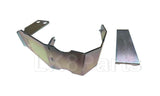Terrafirma zinc plated steel rear differential guard TF854 for the Land Rover Defender 110 and 130 Wolf rear axle