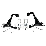 Complete rear control arm kit for LR3, LR4, and Range Rover Sport L320 – includes arms, bushings, hardware, and brake lines.
