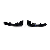 Smoked dynamic LED sweep indicators for Range Rover L405, L494, and Discovery 5 – plug-and-play E-marked upgrade, sold as a pair.