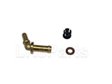LR049990 brass thermostat water outlet hose connector kit with O ring and retainer for Range Rover, LR4 and Discovery 5