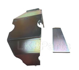 Terrafirma zinc plated steel rear differential guard TF854 for the Land Rover Defender 110 and 130 Wolf rear axle