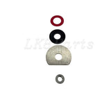 Rear step kit TOW870-CHQ with chequer plate top for Land Rover Defender L663