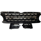 Gloss Black Front Grille and Air Vents for 10-13 Land Rover LR4