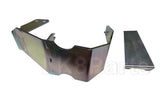 Terrafirma zinc plated steel rear differential guard TF854 for the Land Rover Defender 110 and 130 Wolf rear axle
