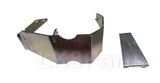 Terrafirma zinc plated steel rear differential guard TF854 for the Land Rover Defender 110 and 130 Wolf rear axle