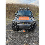 Octa Style Front Grille with 3 Amber LED Lights for Land Rover Defender L663