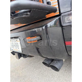 Rubber recovery loop cover kit for Defender L663, sold as a pair in orange or black, protects rear recovery points.