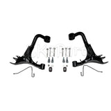 Complete rear control arm kit for LR3, LR4, and Range Rover Sport L320 – includes arms, bushings, hardware, and brake lines.