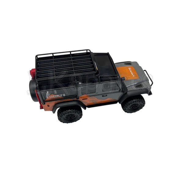 TRX4M Land Rover Defender 110 1/18 scale RC with Lucky 8 Off-Road custom wrap