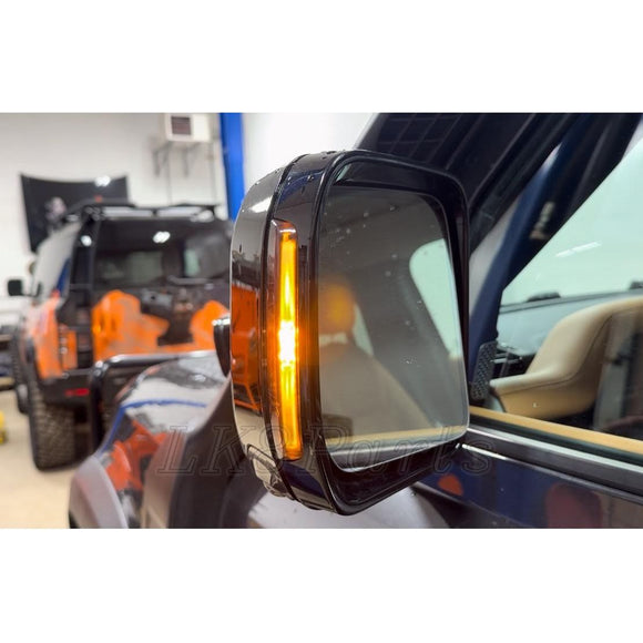 Smoked Dynamic Sweeping LED Mirror Turn Indicators