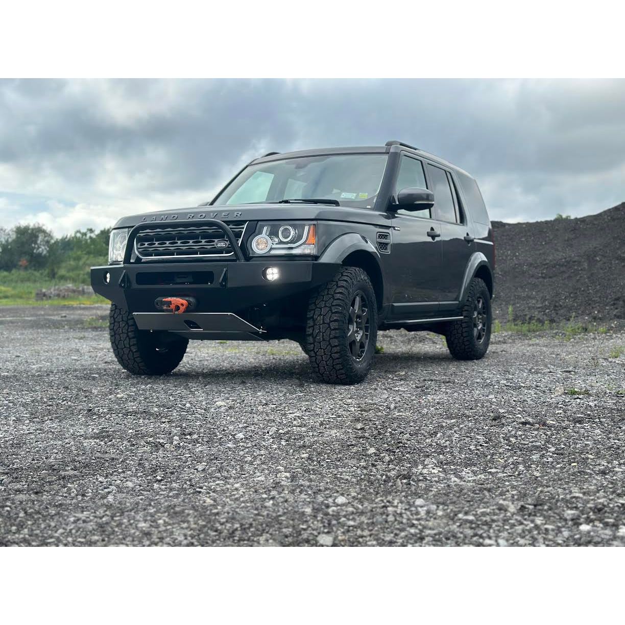 Lucky 8 Off Road LR4CFE Steel Winch Bumper – Land Rover LR4 (2010