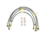 Terrafirma +40mm braided brake hose kit Land Rover Discovery 2 L318 DA241440S TF610L