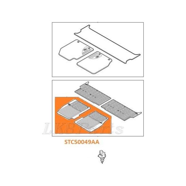 FRONT FLOOR RUBBER MATS SET – Lucky8 Off Road