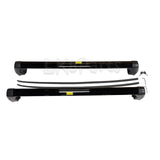 Black roof cross bars set for Land Rover Discovery 5 (L462) – fits factory rails