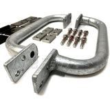 Galvanized Series II/IIA/III Rear Crossmember Grab Handle Kit