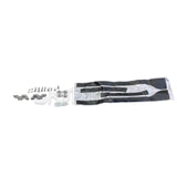 Black roof rails kit VPLRR0155 for Land Rover Discovery V L462, includes hardware